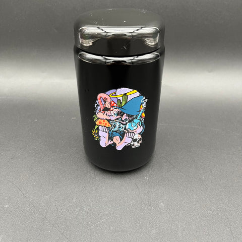 Pulsar 420 Jars Artist Series UV Screw Top | Flamingo Wizard