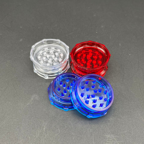 Plain Transluscent Acrylic Grinder | 2pc | 2"