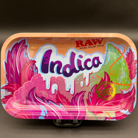 RAW® - Metal Rolling Tray Indica Design - Small