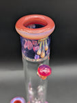 Uzzi Glass Amber Purple Mushroom Tube