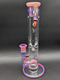 Uzzi Glass Amber Purple Mushroom Tube