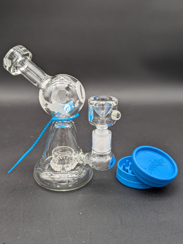 Cookies Globe Glass Water Pipe | 6.5"