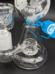 Cookies Globe Glass Water Pipe | 6.5"