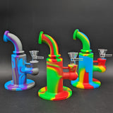 6" Silicone Bent Neck Water Pipe