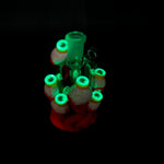 "All Eyes on You" Glow in the Dark Ash Catcher - 4.5" 14mm M 90D - Avernic Smoke Shop