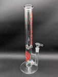 Antidote Glass 16" Inline Straight Tube - Red