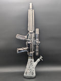AR-15 Glass Sandblasted Gun Bong 24"-Avernic Smoke Shop