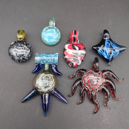 Assorted Handmade Glass Pendants - LLG-Avernic Smoke Shop