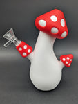 Aware Amanita Silicone Water Pipe | 6.5"