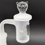 Bear Quartz Sandblasted Sphere Dab Rig Set-Avernic Smoke Shop
