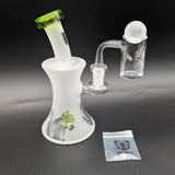 Bear Quartz Wildlife ARC Sandblasted Dab Rig Set