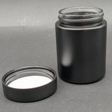 Black UV-Proof Glass Jar with Lid-Avernic Smoke Shop