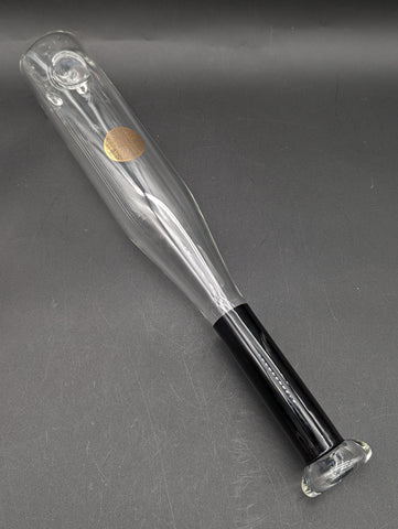 Bougie Glass 18" Baseball Steamroller Dry Pipe