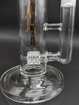 Bougie Glass 18" Big Boy Dual Perc Tube