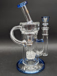 Bougie Glass 7" Bent Neck Matrix Recycler Bong