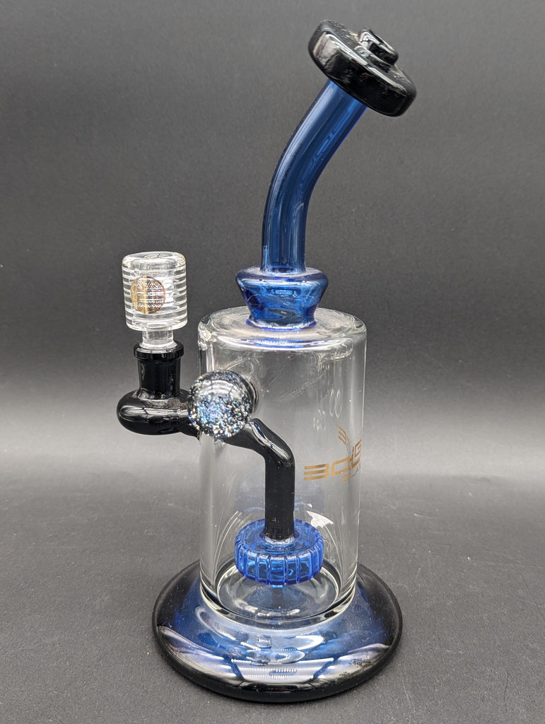 glass bowls for tobacco Pipe Blue Inside Smoking Pipe Bowl KS28 Glass Spoon Pipes: High-Quality Spoon