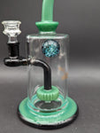 Bougie Glass 9" Full Color Water Pipe