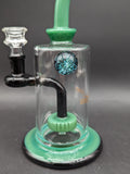 Bougie Glass 9" Full Color Water Pipe