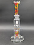 Bougie Glass 9.5" Candy Cane Bubbler