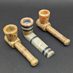 Carved Stone Pipe - 3.5"