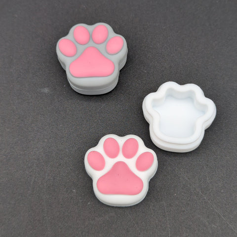 Cat Paws Silicone Dab Storage Container | 1.25"