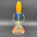 Cheech Glass - 11" Corny Vibes Recycler Water Pipe