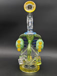 Cheech Glass - 11" Full of Thorn Dab Rig Water Pipe