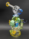 Cheech Glass - 11" Full of Thorn Dab Rig Water Pipe