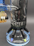 Cheech Glass - 13" Pistol Themed Water Pipe-Avernic Smoke Shop