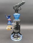 Cheech Glass - 13" Pistol Themed Water Pipe-Avernic Smoke Shop