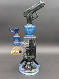Cheech Glass - 13" Pistol Themed Water Pipe-Avernic Smoke Shop