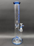 Cheech Glass - 16" Color Rim Straight Tube Water Pipe