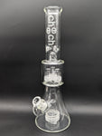 Cheech Glass - 16" Quad Matrix Beaker Water Pipe