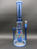 Cheech Glass - Double Big Tire Recycler Water Pipe