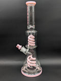 Cheech Glass - Spiral Perc Beaker Water Pipe 17"