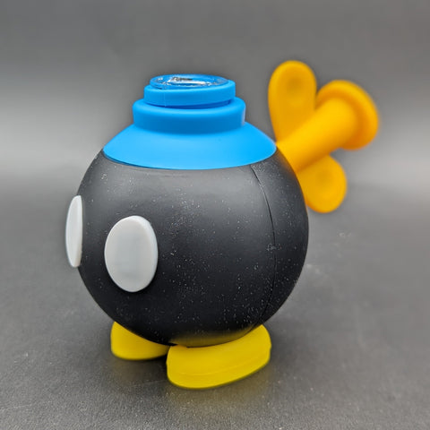 Chill Bomb Guy Silicone Bubbler 4"