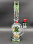 Christmas Cheer Glass Water Pipe | 11.75" | 14mm