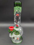 Christmas Cheer Glass Water Pipe | 11.75" | 14mm