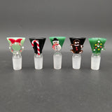 Christmas Decorated Herb Slide 14mm