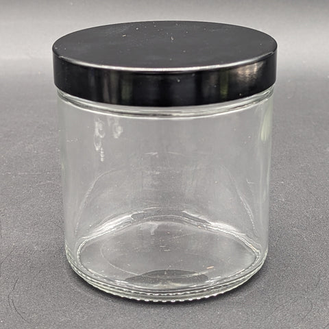 Clear Screw Top Jar | Extra Large | 3.75"x3.5"-Avernic Smoke Shop