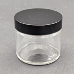 Clear Screw Top Jar | Small | 1.8"x2.1"-Avernic Smoke Shop