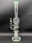 Clover Glass - 19" Multi Chamber Apple Perc Bong