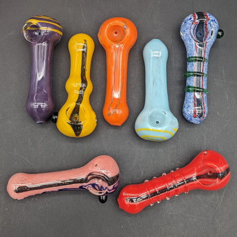 Color swirl Assorted Spoon Pipes - Sold Individually-Avernic Smoke Shop