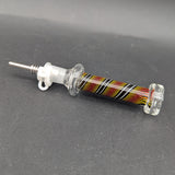 Color Swirl Mini Glass Nectar Collector