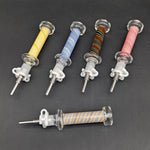 Color Swirl Mini Glass Nectar Collector-Avernic Smoke Shop