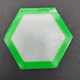 Colorful Hexagon Silicone Dab Mat