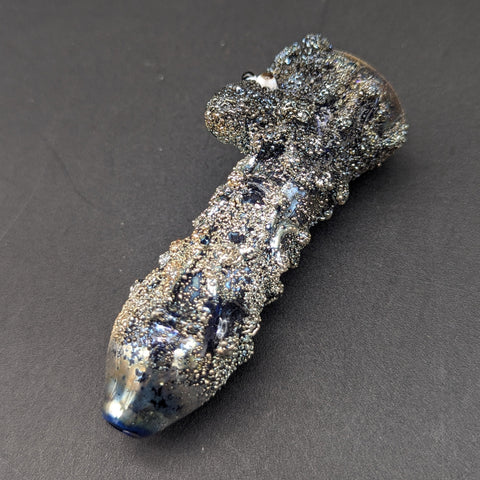 Curious Kraken Metallic Electroplated Glass Chillum | 3.5"