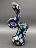 Deep Sea Polka Dot Standing Bubbler 7"