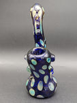 Deep Sea Polka Dot Standing Bubbler 7"