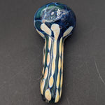 Desert At Night Viper Scales Glass Spoon Pipe | 3.75"